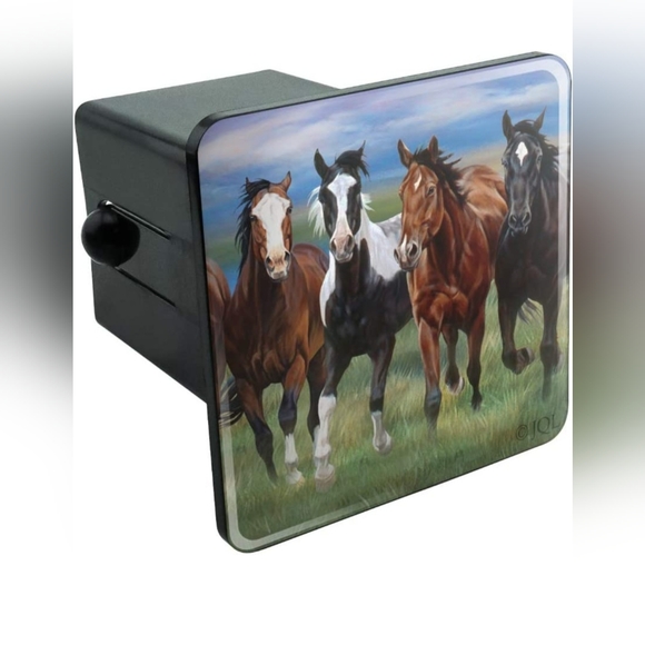 New horse horses Hitch Cover Plug For 2" Receivers - Picture 2 of 3
